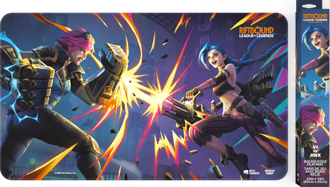 Riftbound League of Legends TCG: Vendetta - Vi vs Jinx Playmat - Gathering Games