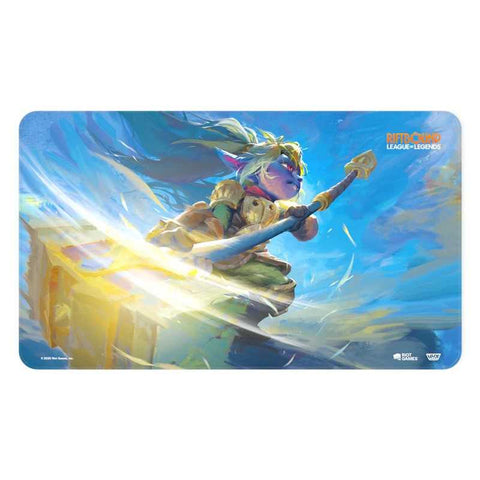 Riftbound: League of Legends - Unleashed Playmat - Poppy, Keeper of the Hammer - Gathering Games