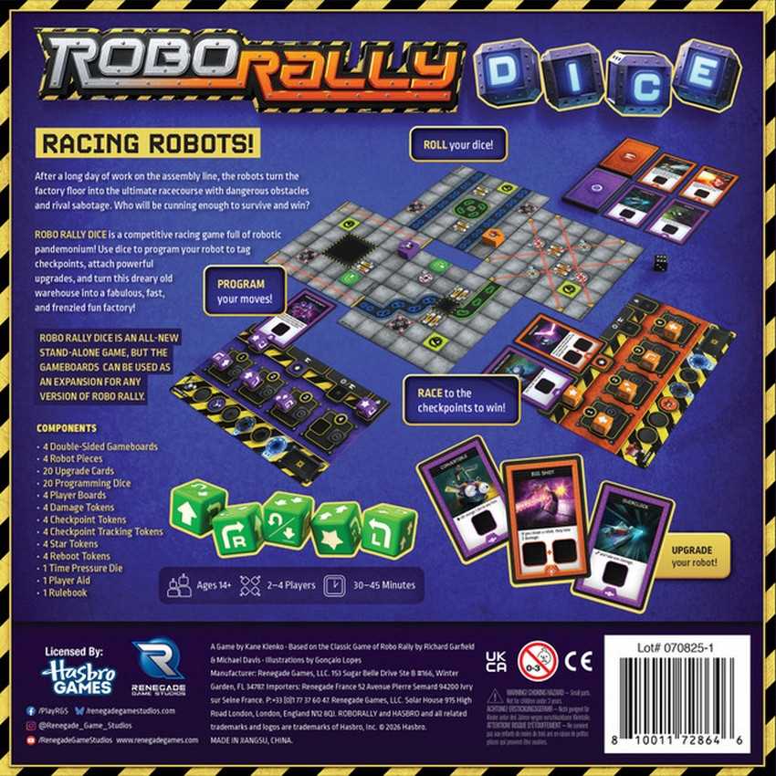 Robo Rally Dice - Gathering Games