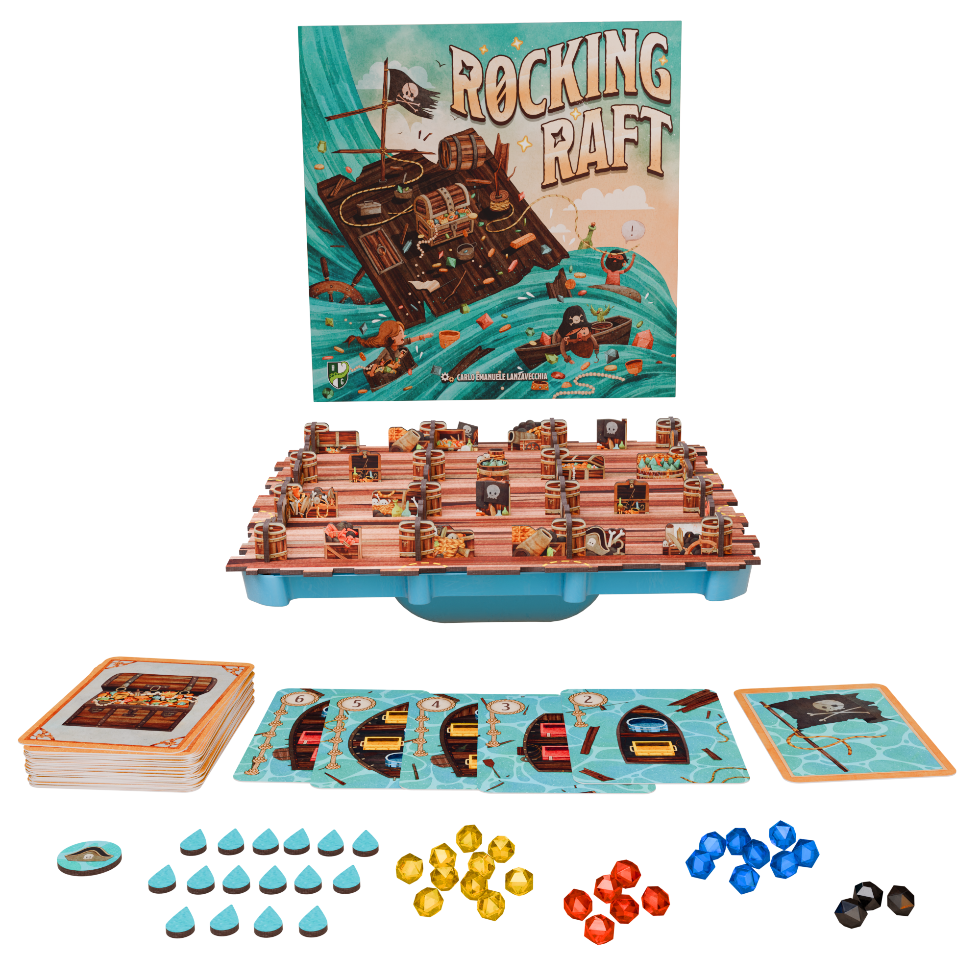 Rocking Raft - Board Game | Gathering Games