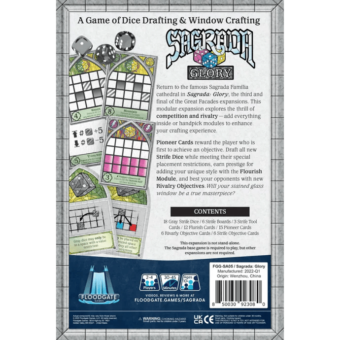 Sagrada: Glory - The Great Facades - Gathering Games