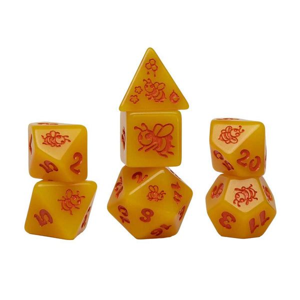 Sirius Dice: Animal Dice Set - Golden Buzz - 1