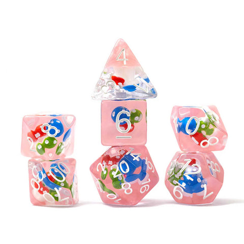 Sirius Dice: Magic Mushroom 7 - Piece Polyhedral Dice Set - Gathering Games