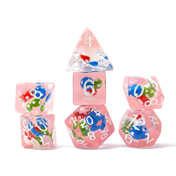 Sirius Dice: Magic Mushroom 7-Piece Polyhedral Dice Set - 2