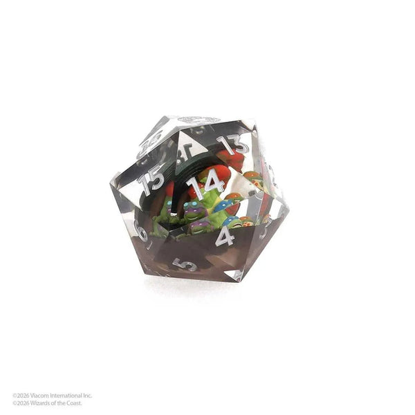 Sirius Dice - Magic: The Gathering - Teenage Mutant Ninja Turtles 55mm Spindown D20 - 5