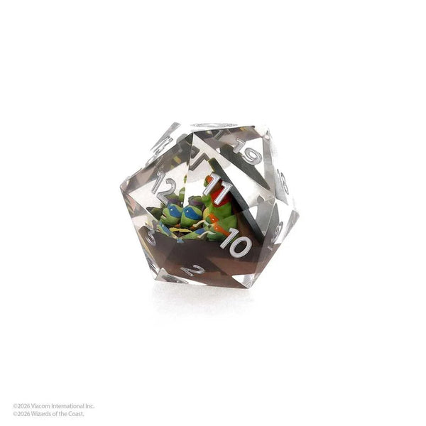 Sirius Dice - Magic: The Gathering - Teenage Mutant Ninja Turtles 55mm Spindown D20 - 3