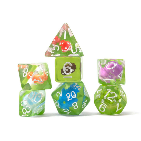 Sirius Dice: Mushroom Village 7-Piece Polyhedral Dice Set - 2