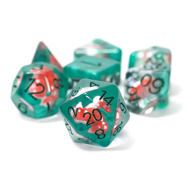 Sirius Dice: Power Mushroom 7-Piece Polyhedral Dice Set - 1