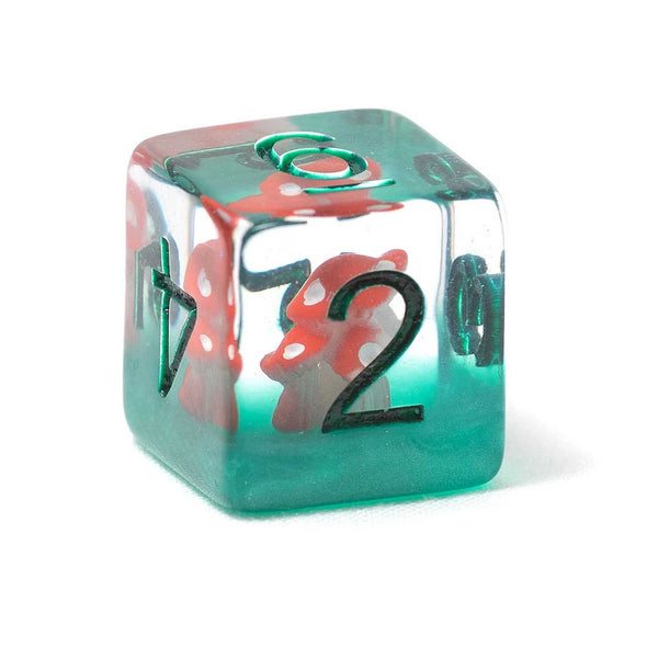 Sirius Dice: Power Mushroom 7-Piece Polyhedral Dice Set - 3