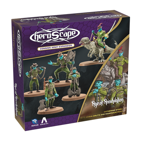 Heroscape: Chain Gruts and Ramosaur Rider Army Expansion