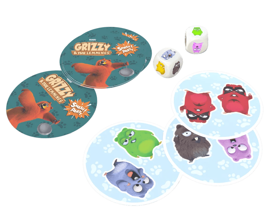 Smash Party: Grizzy & the Lemmings - Gathering Games
