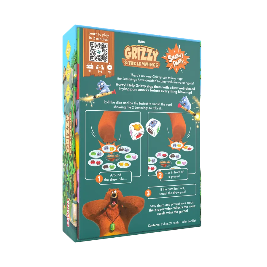 Smash Party: Grizzy & the Lemmings - Gathering Games