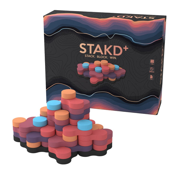 Stack Gather STAKD Plus: Stack. Block. Win. | Board Games | Gathering Games