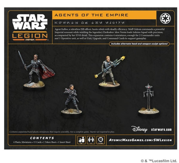 Star Wars: Legion - Agent Kallus, Iden Versio, ID10 & Moff Gideon - 3