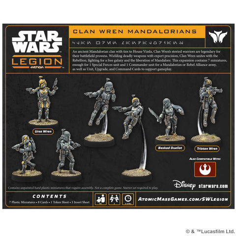 Star Wars: Legion - Clan Wren Mandalorians - Gathering Games
