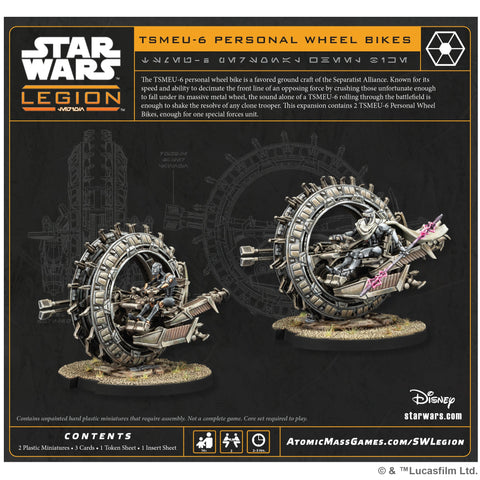 Star Wars: Legion TSMEU - 6 Personal Wheel Bike - Gathering Games