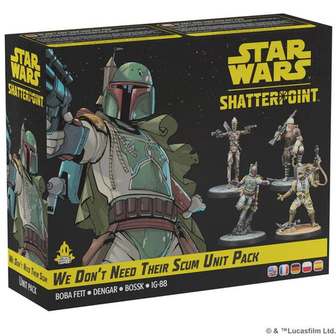 Star Wars Shatterpoint: We Don’t Need Their Scum Squad Pack - Gathering Games