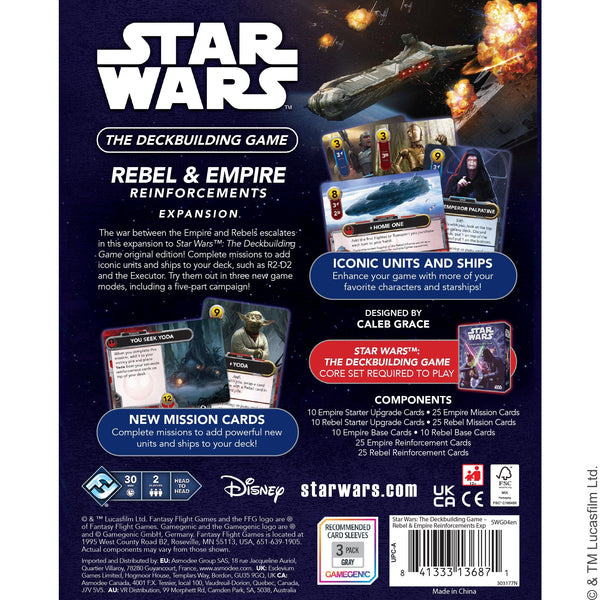 Star Wars: The Deckbuilding Game – Rebel & Empire Reinforcements (Expansion) - 3