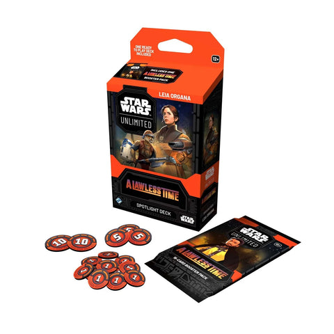 Star Wars: Unlimited - A Lawless Time Spotlight Deck - Leia Organa - Gathering Games