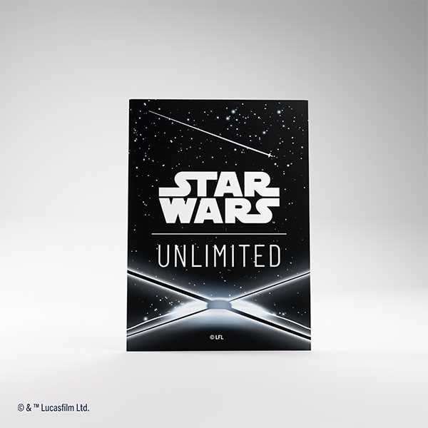 Star Wars: Unlimited Art Sleeves - Card Back Black - Gathering Games