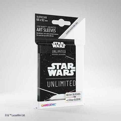 Star Wars: Unlimited Art Sleeves - Card Back White - Gathering Games