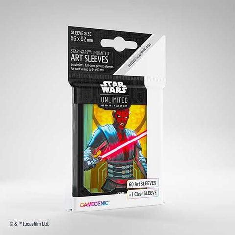 Star Wars: Unlimited Art Sleeves - Darth Maul - Gathering Games