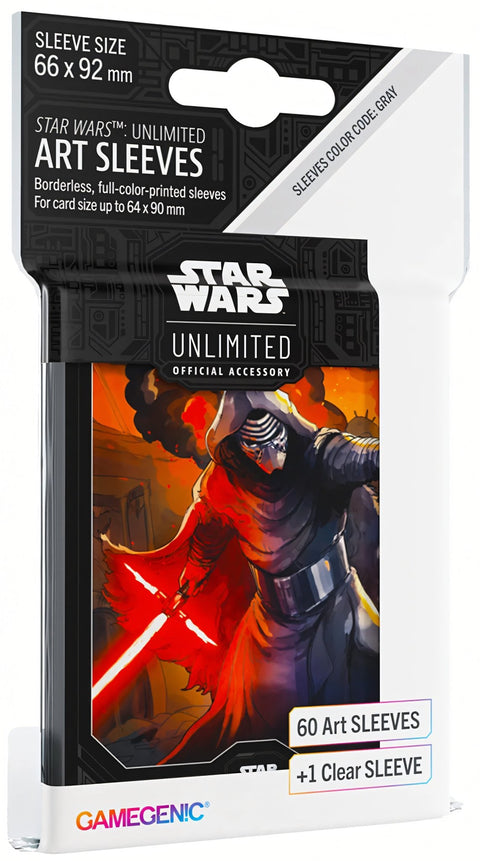 Star Wars: Unlimited Art Sleeves - Kylo Ren - Gathering Games