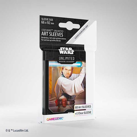 Star Wars: Unlimited Art Sleeves - Obi - Wan Kenobi - Gathering Games