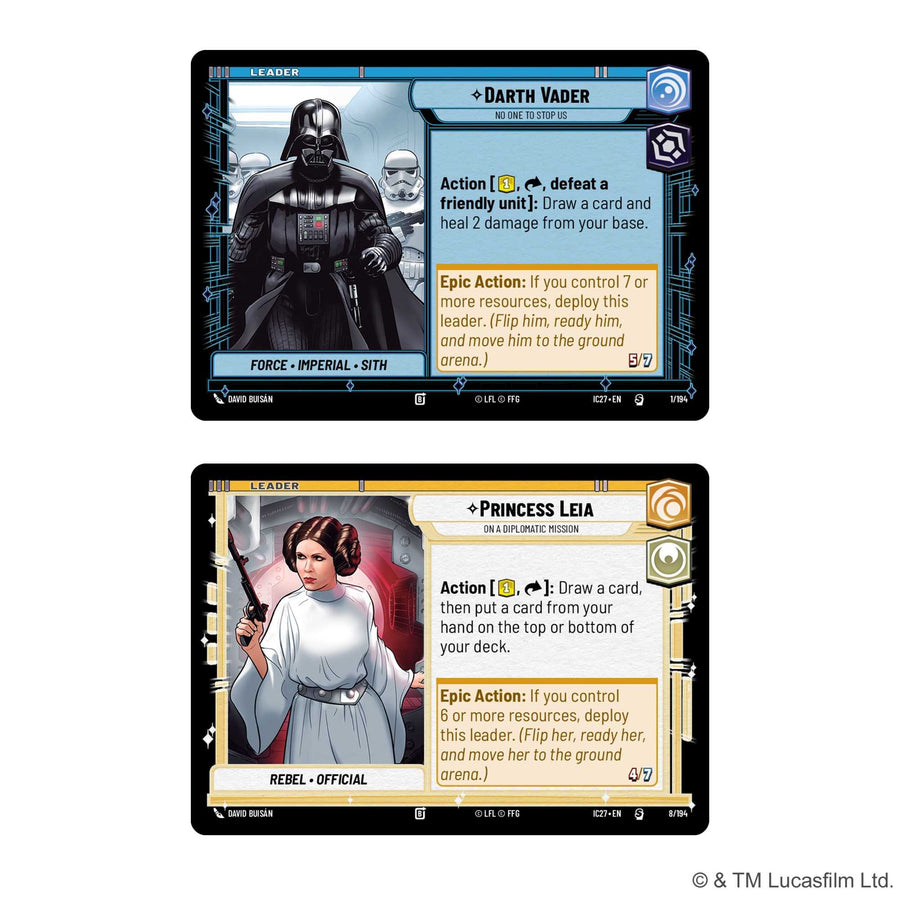 Star Wars: Unlimited - Icons 2027 Starter Set - Gathering Games