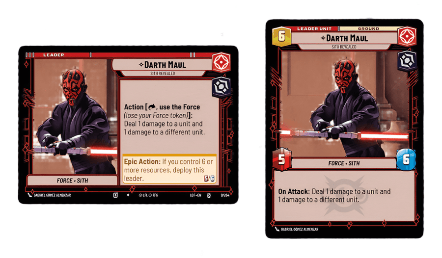 Star Wars: Unlimited - Legends of the Force Spotlight Deck - Darth Maul - Gathering Games