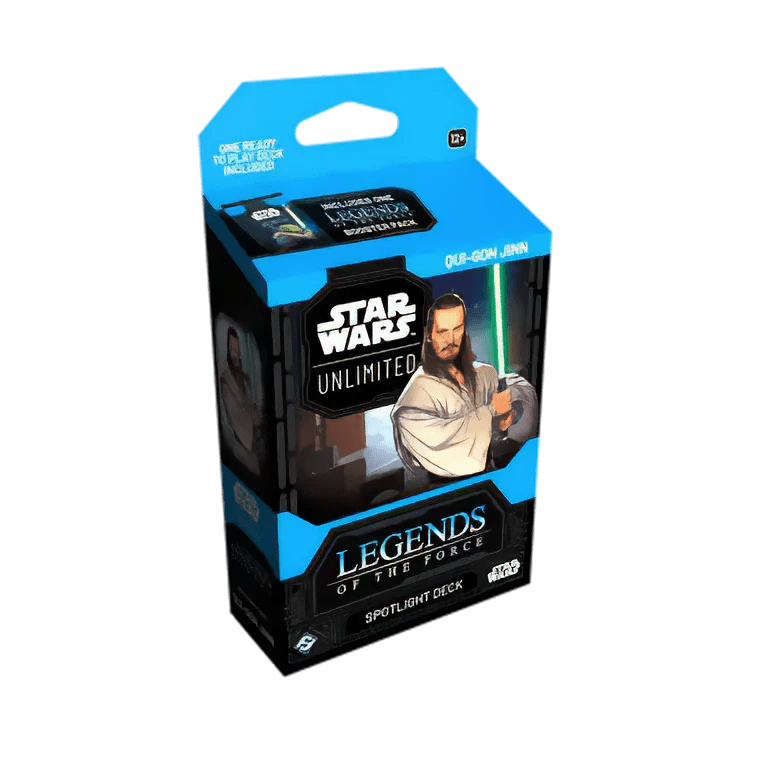 Star Wars: Unlimited - Legends of the Force Spotlight Deck - Qui - Gon Jinn - Gathering Games