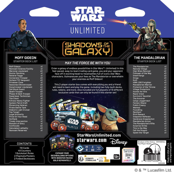 Star Wars: Unlimited - Shadows of the Galaxy Two-Player Starter - 6