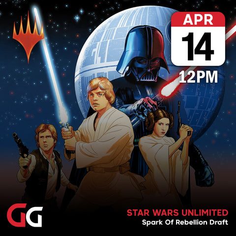Star Wars Unlimited: Spark Of Rebellion Draft | 14th April 2024 | Skipton - Gathering Games