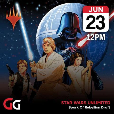 Star Wars: Unlimited - Spark Of Rebellion Draft | 23rd June 2024 | Skipton - Gathering Games