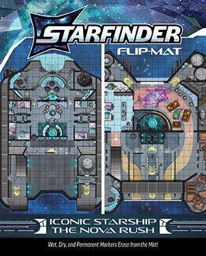 Starfinder: Iconic Starship Flip-Mat - The Nova Rush - 1