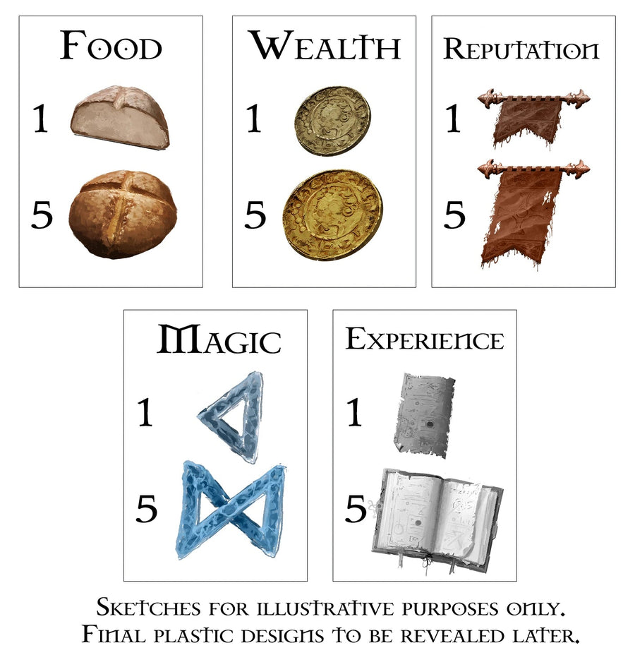 Tainted Grail: Kings of Ruin - Quality Resources - Gathering Games