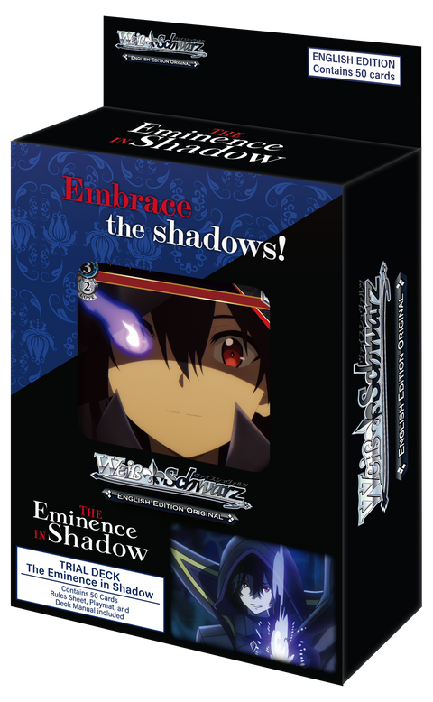 Weiss Schwarz - The Eminence in Shadow Trial Deck