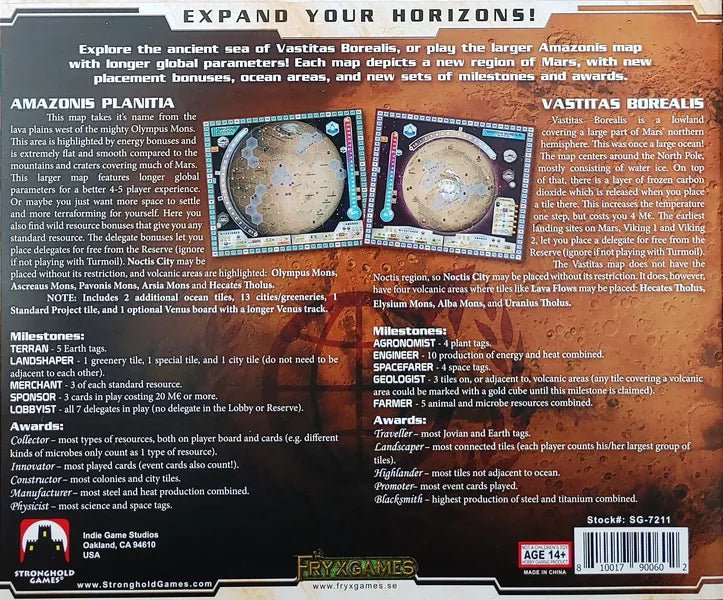 Terraforming Mars: Amazonis & Vastitas - Gathering Games