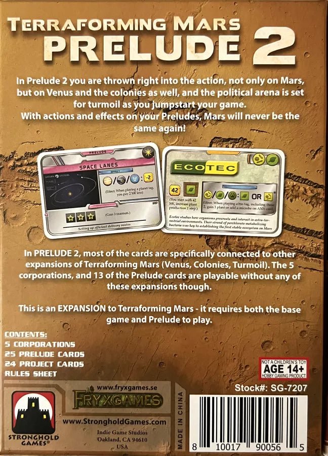 Terraforming Mars: Prelude 2 - Gathering Games