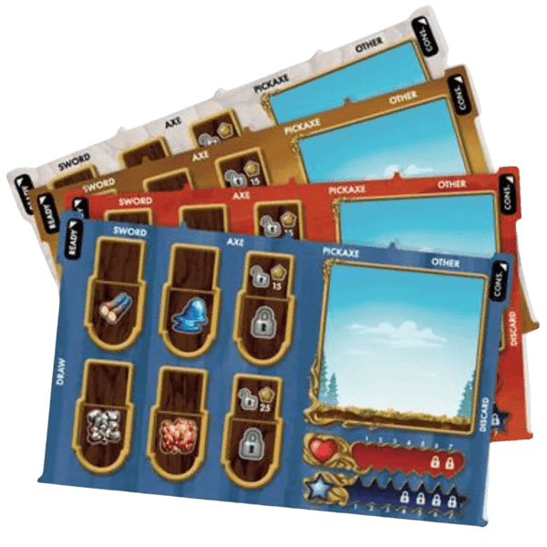 Terraria: The Board Game - Deluxe Player Mat Pack - 2