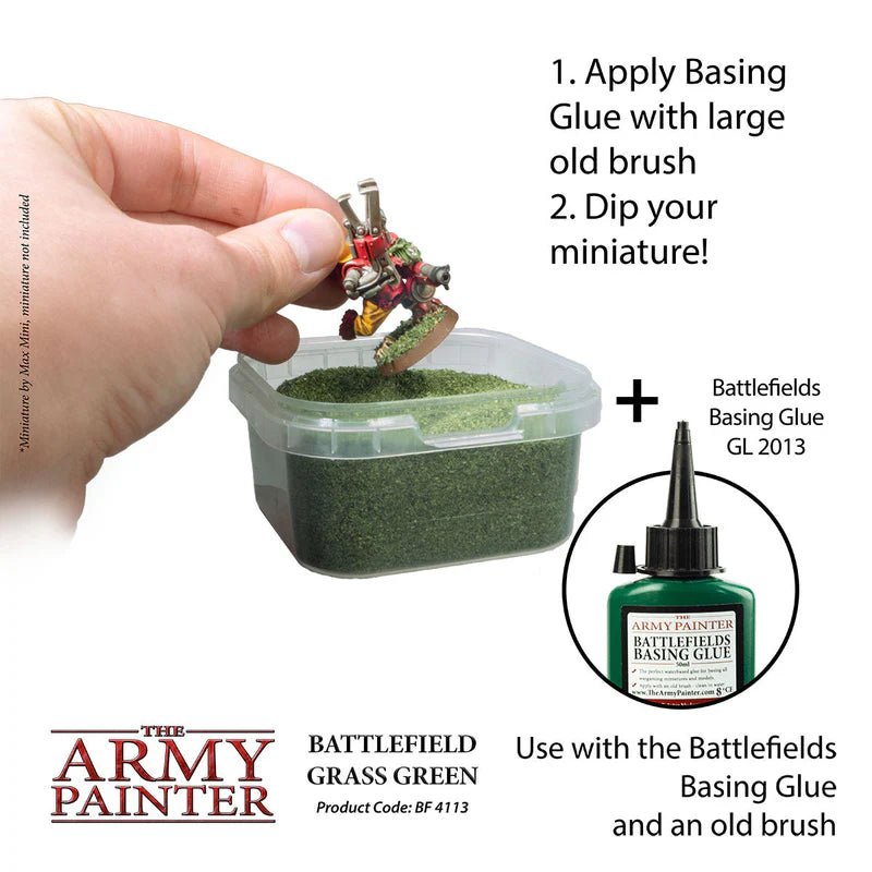 The Army Painter: Battlefield Basing - Battlefield Grass Green - Gathering Games