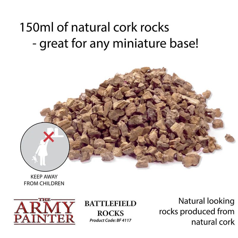 The Army Painter: Battlefield Basing - Battlefield Rocks - Gathering Games