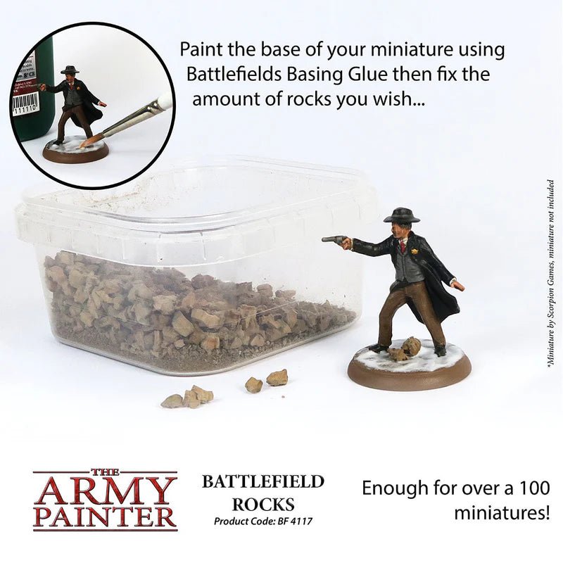 The Army Painter: Battlefield Basing - Battlefield Rocks - Gathering Games