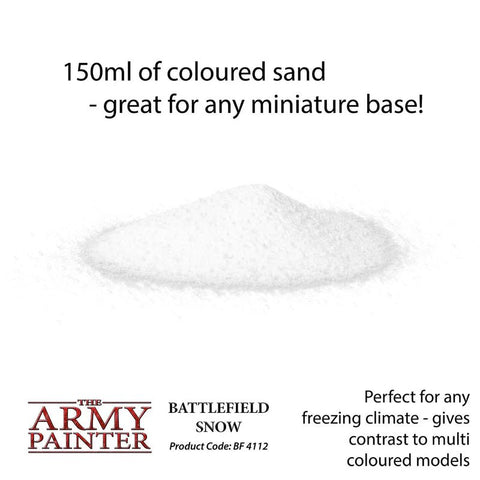 The Army Painter: Battlefield Basing - Battlefield Snow - Gathering Games