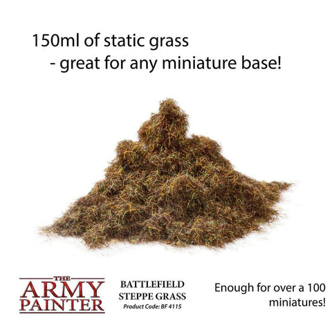 The Army Painter: Battlefield Basing - Battlefield Steppe Grass - Gathering Games