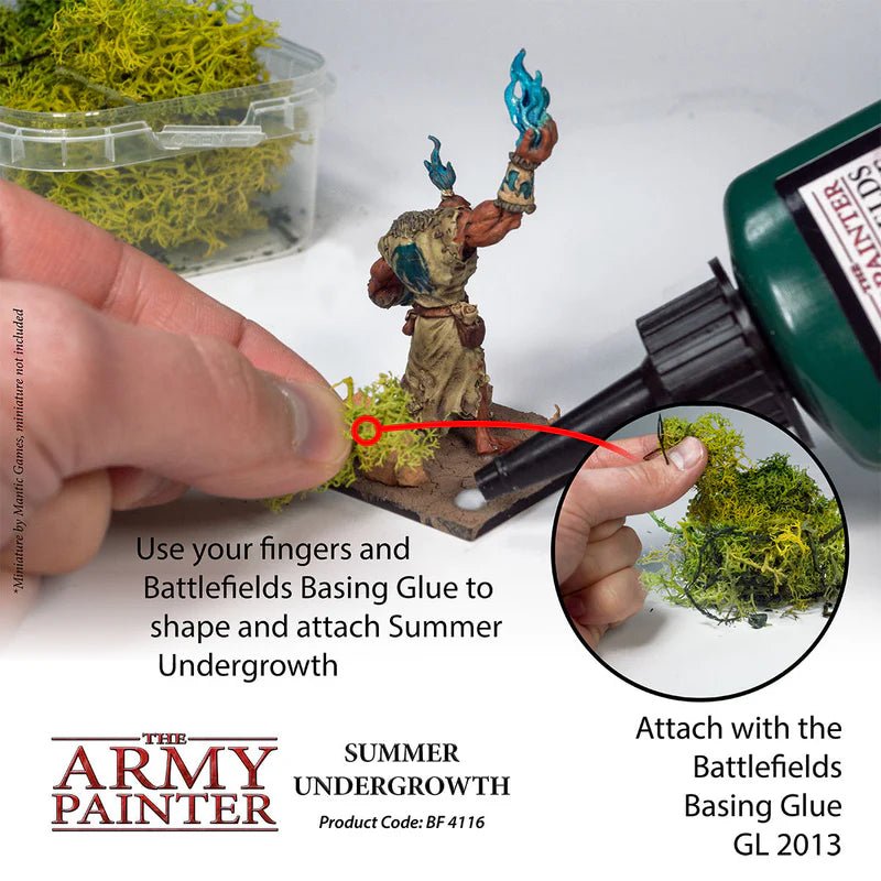 The Army Painter: Battlefield Basing - Battlefield Summer Undergrowth - Gathering Games