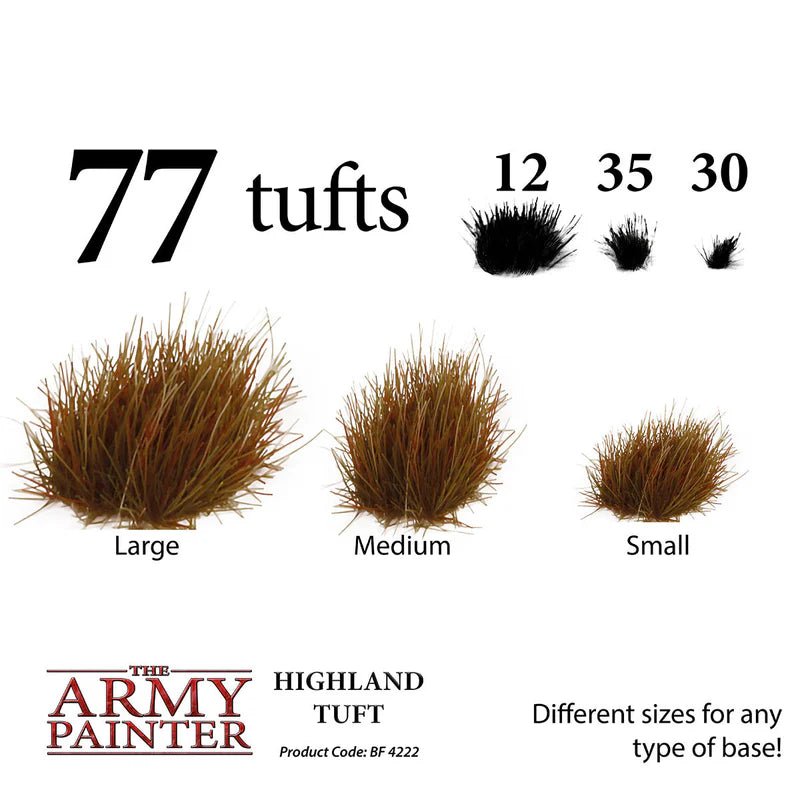 The Army Painter: Battlefield Basing - Highland Tufts - Gathering Games