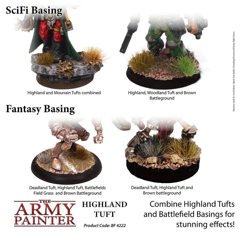 The Army Painter: Battlefield Basing - Highland Tufts - Gathering Games