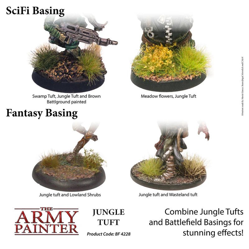 The Army Painter: Battlefield Basing - Jungle Tufts - Gathering Games