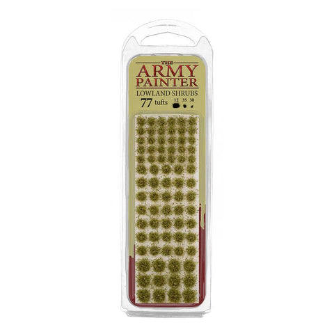 The Army Painter: Battlefield Basing - Lowland Shrubs Tufts - Gathering Games
